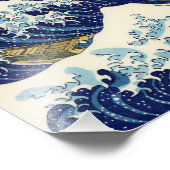 Hokusai The Great Wave Print Fotodruck (Ecke)