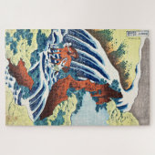 Hokusai - The Yoshitsune Horse Washing Falls Puzzle (Horizontal)