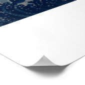 Hokusai trifft Fibonacci, Goldenes Verhältnis Poster (Ecke)