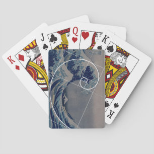 Hokusai trifft Fibonacci, Goldenes Verhältnis Spielkarten