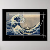 Hokusai trifft Fibonacci, Version Poster (Vorne)