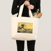 Hokusai -UKIYOE- Jumbo Stoffbeutel (Vorderseite (Produkt))