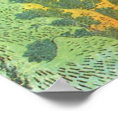 Hokusai: Wasserfall von Amida auf der Kiso Road Poster (Ecke)