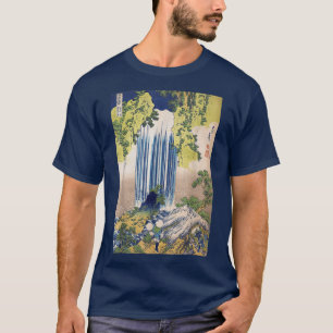 Hokusai Waterfall Vintag japanische Kunst des 18.  T-Shirt