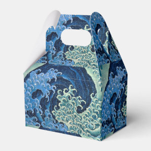 Hokusai Weibliche Welle Vintage Ozean  Geschenkschachtel