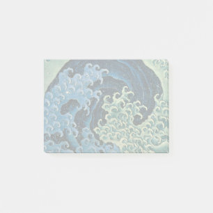 Hokusai Weibliche Welle Vintage Ozean Post-it Klebezettel