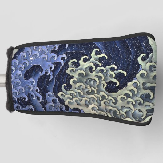 Hokusai-Welle 1 Golf Headcover (Vorderseite)
