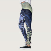 Hokusai-Welle 1 Leggings (Links)