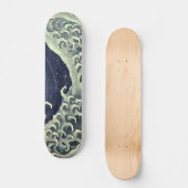 Hokusai-Welle 1 Skateboard (Vorderseite)