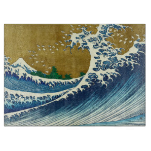 Hokusai-Welle-Muster: Japanische Ukiyo-e-Kunst Schneidebrett