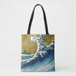 Hokusai-Welle-Muster: Japanische Ukiyo-e-Kunst Tasche