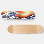 Hokusai Welle Skateboard (Horizontal)