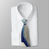 Hokusai Wellen-Krawatte Krawatte (Gebunden)