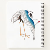 Hokusai's crane notizblock (Rückseite)