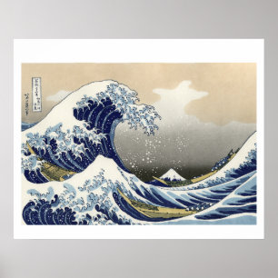 Hokusais Die große Welle vor Kanagawa (1760-1849) Poster