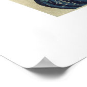 Hokusais Die große Welle vor Kanagawa Poster (Ecke)