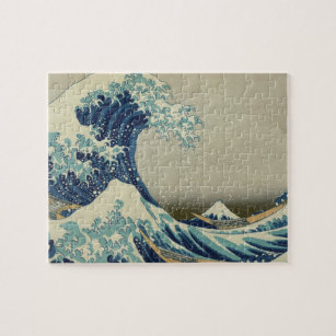 Hokusais die große Welle weg von Kanagawa Puzzle