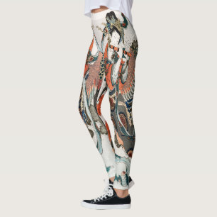 Hokusais japanische Leggings - Cool