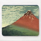 Hokusais Südwind, Clear Sky oder "Red Fuji" Mous Mousepad (Vorne)