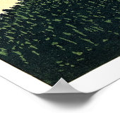 Hokusais Ukiyo-e South Wind Clear Sky oder Red Fuj Poster (Ecke)