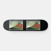 Hokusais Ukiyo-e South Wind Clear Sky oder Red Fuj Skateboard (Horizontal)