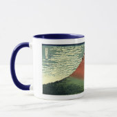Hokusais Ukiyo-e South Wind Clear Sky oder Red Fuj Tasse (Links)