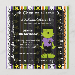Hokuspokus Frankenstein Geburtstag Einladung