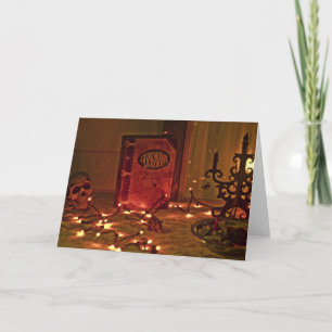 Hokuspokus-Halloween-Gruß-Karte Karte