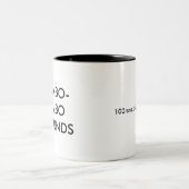Hokuspokus hat Überfluss Zweifarbige Tasse (Mittel)