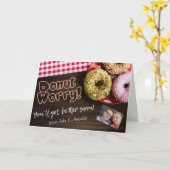 Hol bald Donut Besorgnis Karte (Gelbe Blume)