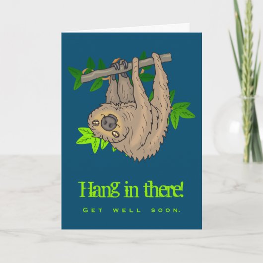 Hol bald Sloth Karte (Vorderseite)
