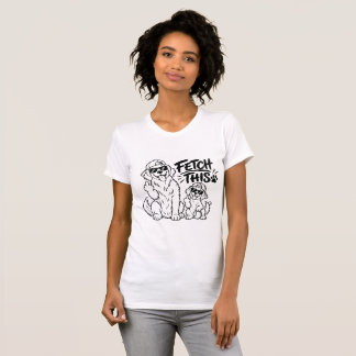 HOL DAS Lustiger Hund Papa Geschenk T-Shirt