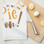 Hol deinen Kuchen an! Geschirrtuch (Viertel Falte)