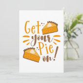 Hol deinen Kuchen an! Karte (Stehend Vorderseite)