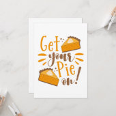 Hol deinen Kuchen an! Karte (Vorderseite/Rückseite Beispiel)