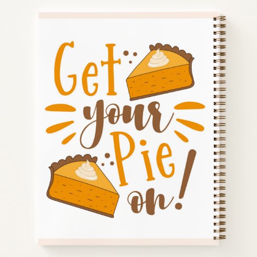 Hol deinen Kuchen an! Notizblock (Rückseite)