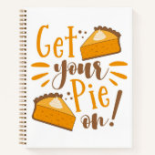 Hol deinen Kuchen an! Notizblock (Vorderseite)