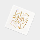 Hol deinen Kuchen an! Servietten Mit Folie (Links)