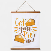 Hol deinen Kuchen an! Wandteppich Mit Holzrahmen (Vorderseite)