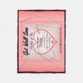 Hol dich bald #1 Fleece Blanket (Vorderseite)