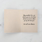 Hol dich bald auf der Katze und serviere Tee Karte (Innenseite)