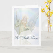 Hol dich bald Guardian Angel Karte (Gelbe Blume)