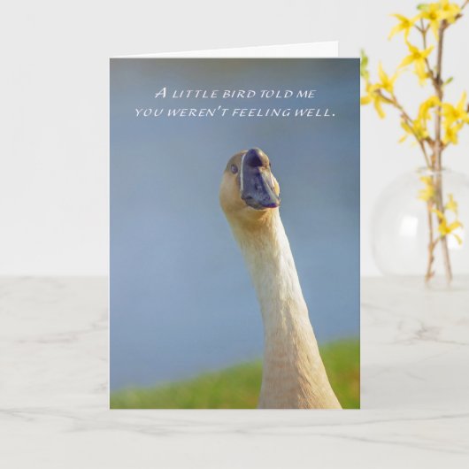 Hol dich bald gut karte (Gelbe Blume)