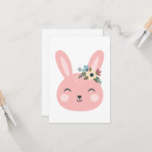 Hol dich in den Frühling mit unserem Ostersonnigen Karte (Vorderseite/Rückseite Beispiel)