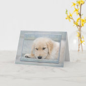 Hol dir bald den Golden Retriever Karte (Gelbe Blume)