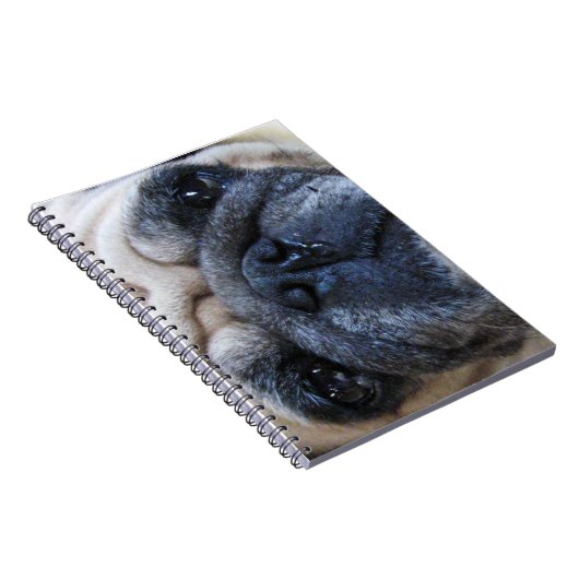 Hol dir bald einen tollen Mops-Hund Notizblock (Rechte Seite)