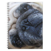Hol dir bald einen tollen Mops-Hund Notizblock (Vorderseite)