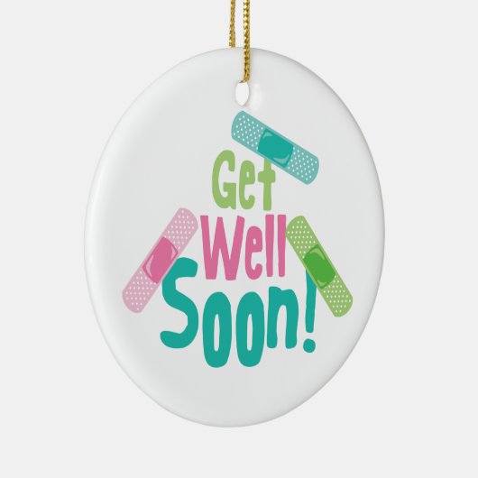 Hol dir bald mal ein Pflaster Keramik Ornament (Rechts)