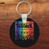 Hol dir Crayon Rainbow Teacher Schlüsselanhänger (Vorderseite)