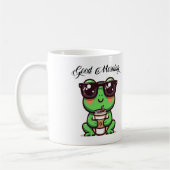 Hol dir das Glück mit unserem Adorable Keramik Fro Kaffeetasse (Links)